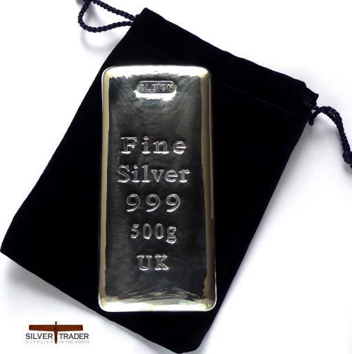 2023 Albion 500 Gram Trademarked 999 Silver Bullion Bar