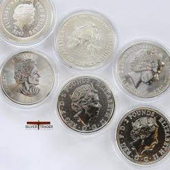 Alternative view of Second Grade Silver bullion coins with slight scratches or milk marks
