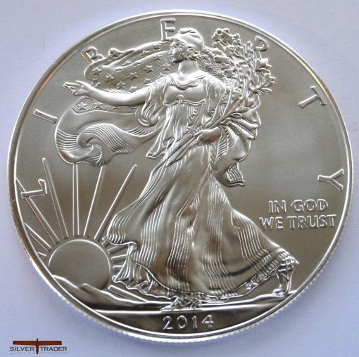 2014 American Eagle 1oz 999 Silver Bullion Coin