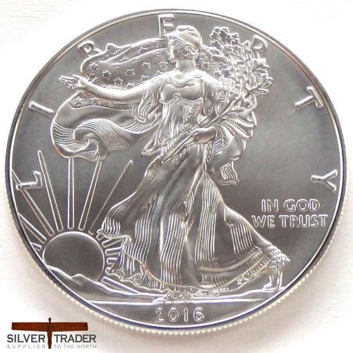 2016 American Eagle Type 2 1oz Silver Bullion Coin