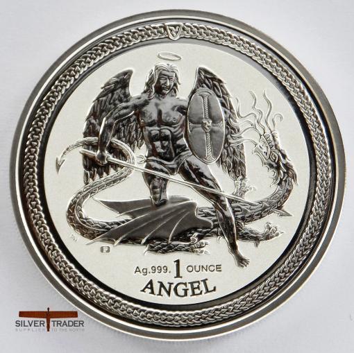 The 2016 Isle of Man Angel 1oz Silver Bullion Coin