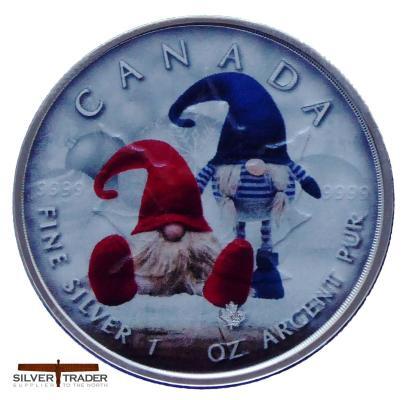 2022 Santas Elfs Canadian Maple 1oz Silver Bullion Coin