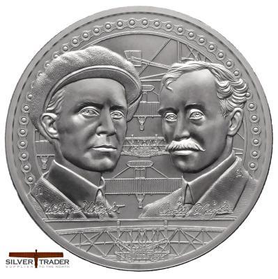 2022 Wright Brothers Icons of Inspiration 1oz Silver Bullion Coin