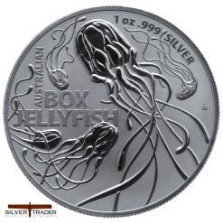 2023 Australian Box Jellyfish 1oz Silver Bullion Coin 2023 Australian Box Jellyfish 1oz Silver Bullion Coin, This limited edition Ram mint silver bullion coin is limited to 25000 mintage.