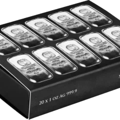 2025 Germania Mint 1oz Silver Bullion Cast Bar