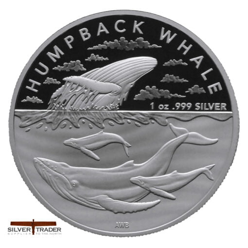 2023 Humpback Whale Antarctic Territory 1oz Silver Bullion Coin