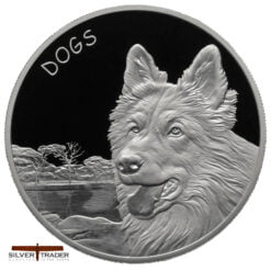 2023 Fiji Dogs 1oz 999 Silver Bullion Coin