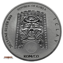 Alternative view of 2023 South Korea Chiwoo Cheonwang 1oz Silver Bullion Medal