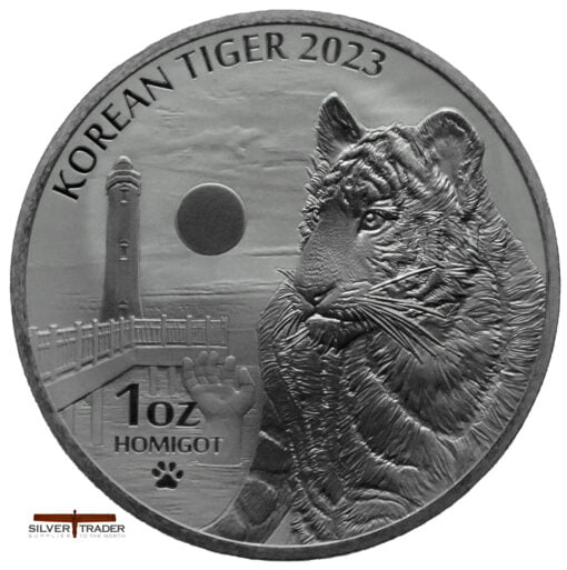 2023 Tiger South Korea 1 ounce Silver Bullion Medal
