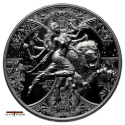 2024 Durga Hindu Goddess 1oz High Relief Silver Bullion Coin