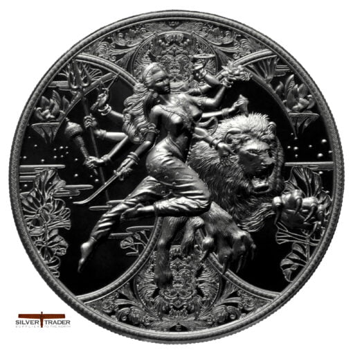 2024 Durga Hindu Goddess 1oz High Relief Silver Bullion Coin