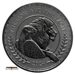 2024 British Lion and American Eagle 1oz Silver Bullion Coin