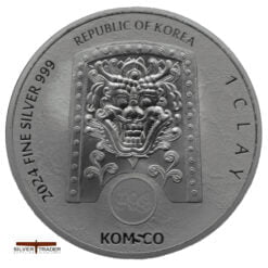 2024 South Korea Chiwoo Cheonwang 1oz Silver Bullion Medal