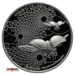 2024 Lady Bird Entoma Ultra High Relief 1oz Silver Bullion Proof