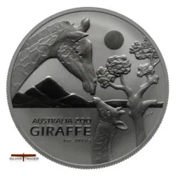 アフリカンワイルドライフ エレファント 1 oz 銀貨 2024年 2024 Giraffe Australia Zoo Ram 1oz Silver Bullion Coin