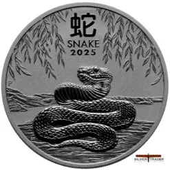 SILVER925 約40g 2025 Australian 2oz Year of the Snake Silver Bullion Coin