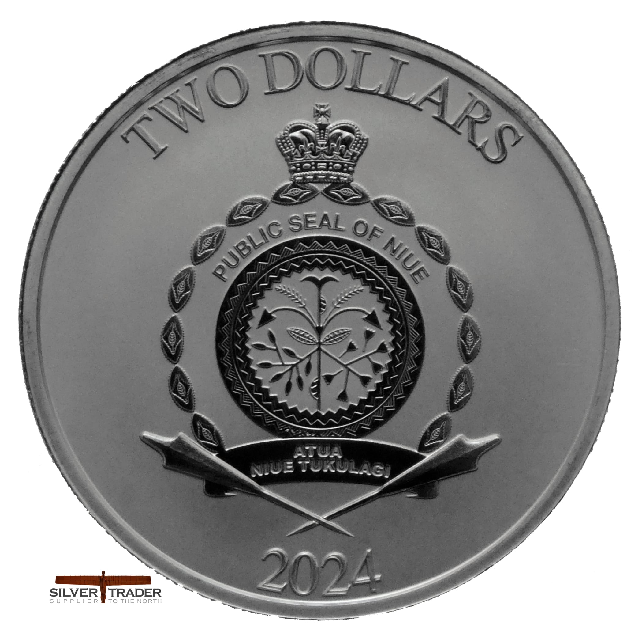 2024 Mickey & Minnie Christmas 1oz Silver Bullion Coin - Image 2