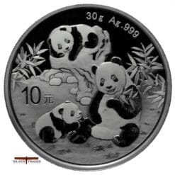 2025 Chinese Panda 30 gram 999 Silver Bullion Coin