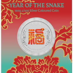 2025 FU Prosperity Lunar Snake Coloured 1/2oz Silver Bullion Coin