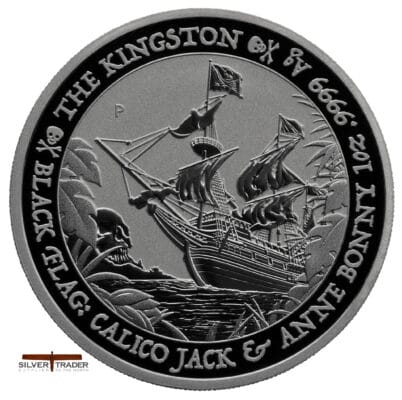 2024 The Kingston Black Flag Australian 1oz Silver Bullion Coin