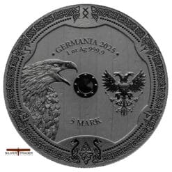 2025 Valkyries Arnhild 5 Mark 1oz Silver Bullion Round