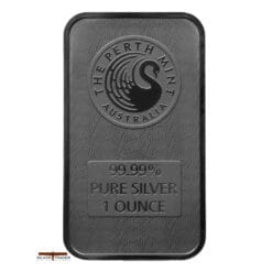 Alternative view of 2025 Australian Lunar Snake Perth Mint 1oz Silver Bullion Bar