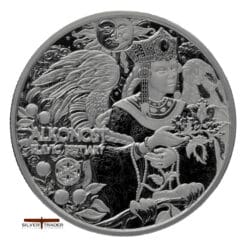 Alkonost Garden Spirit Slavic Bestiary 1oz Silver Bullion Coin