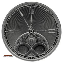 2025 Chronos Panta Rhei Niue 1oz Silver Proof Like Coin