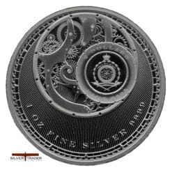 2025 Chronos Panta Rhei Niue 1oz Silver Proof Like Coin