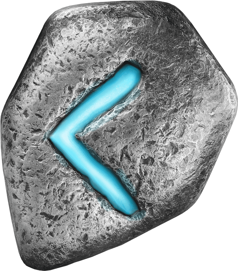 2025 Kenaz Rune Germania Mint 1oz Silver Bullion Cast Bar