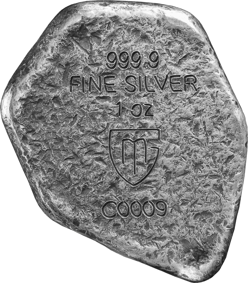 2025 Kenaz Rune Germania Mint 1oz Silver Bullion Cast Bar - Image 3