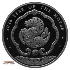 2026 Bhutan Lunar Snake 1 oz Silver Bullion Coin