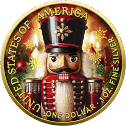 2025 Nutcracker Prince Colour American Eagle Silver Bullion Coin