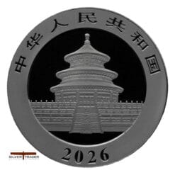 Alternative view of 2026 Chinese Panda 30 gram 999 Silver Bullion Coin