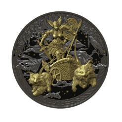 2026 Freyja Dark Gilded Ultra High Relief 2oz Silver Bullion Proof