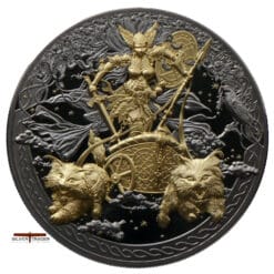 2026 Freyja Dark Gilded Ultra High Relief 2oz Silver Bullion Proof