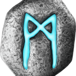 2026 Mannaz Rune Germania Mint 1oz Silver Bullion Cast Bar