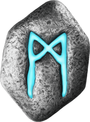 2026 Mannaz Rune Germania Mint 1oz Silver Bullion Cast Bar