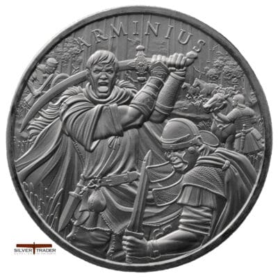 2026 Arminius Legendary Warriors 1oz Silver Bullion Round