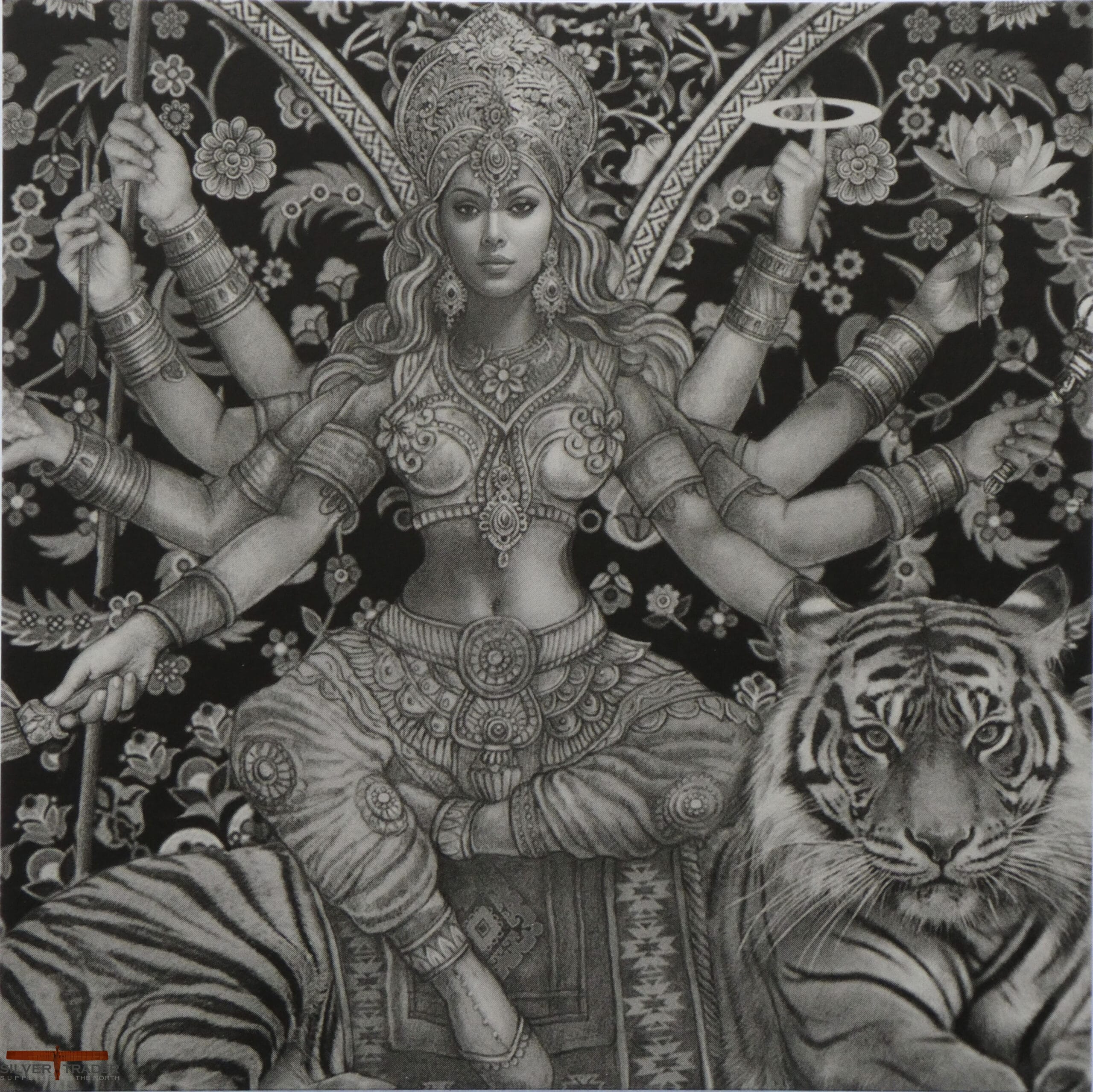 2026 Durga Hindu Goddess 1oz High Relief Silver Bullion Coin - Image 4