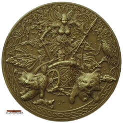 2026 Freyja Antique Gold Finish UHR 2oz Silver Bullion Proof