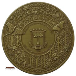 2026 Freyja Antique Gold Finish UHR 2oz Silver Bullion Proof