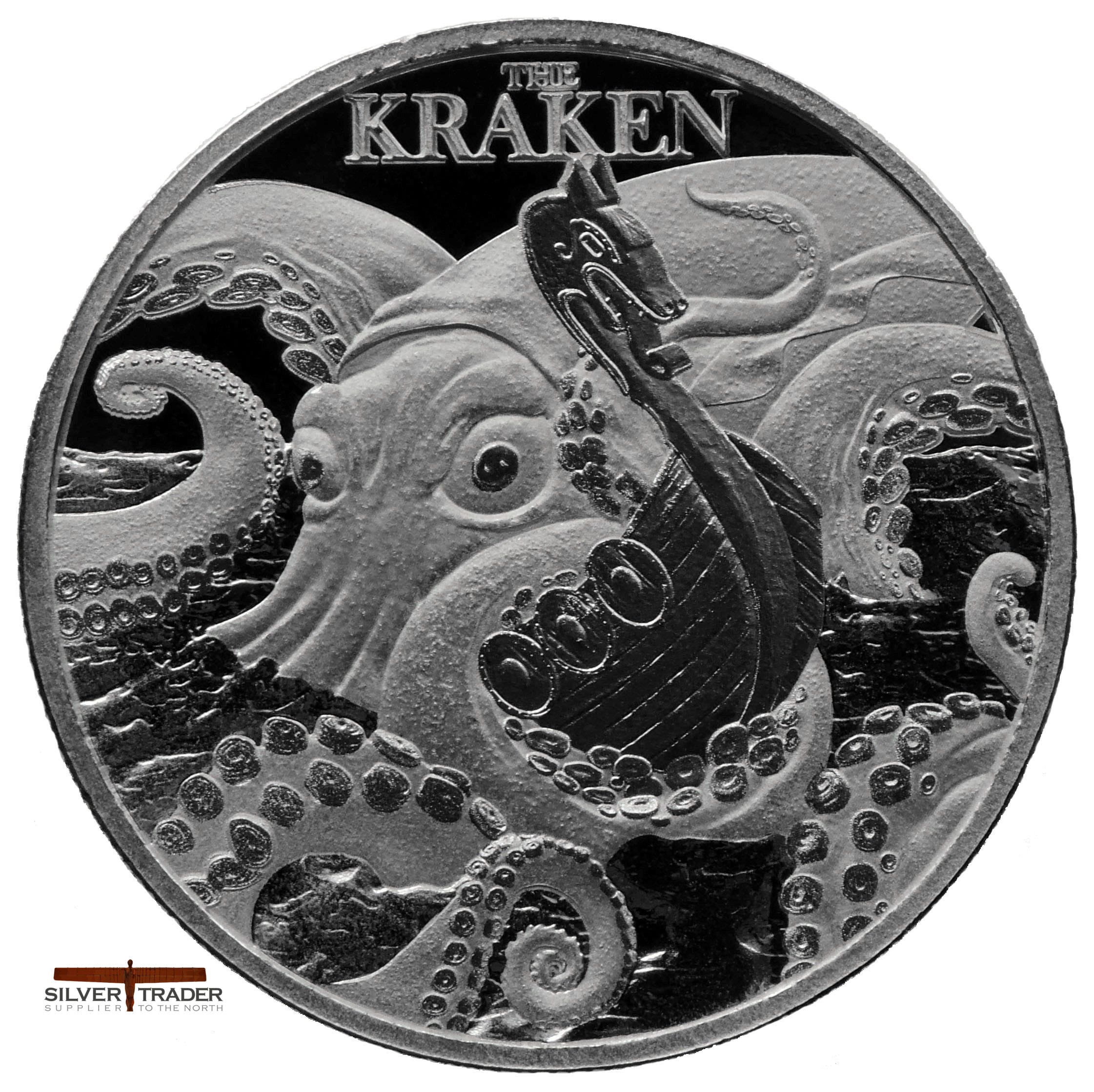 2026 The Kraken Mythical Creatures 1oz Silver Bullion Coin
