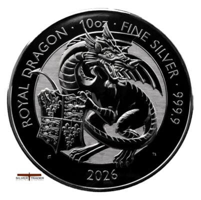 2026 Royal Dragon 10oz Tudor Beasts Silver Bullion Coin