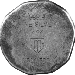 2026 Vegvisir Rune Germania Mint 2oz Silver Bullion Stamp Bar - Image 3