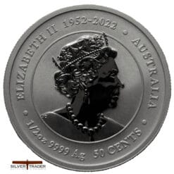 Alternative view of 2024 Australian Purple Lunar Dragon 1/2 oz Silver Bullion Coin