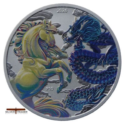 2026 Dragon Horse Opalite Myths Legends 1oz Silver Bullion Coin