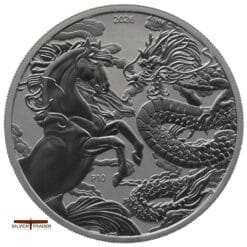 2026 Dragon Horse Myths Legends 1oz Silver Bullion Coin