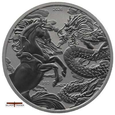 2026 Dragon Horse Myths Legends 1oz Silver Bullion Coin
