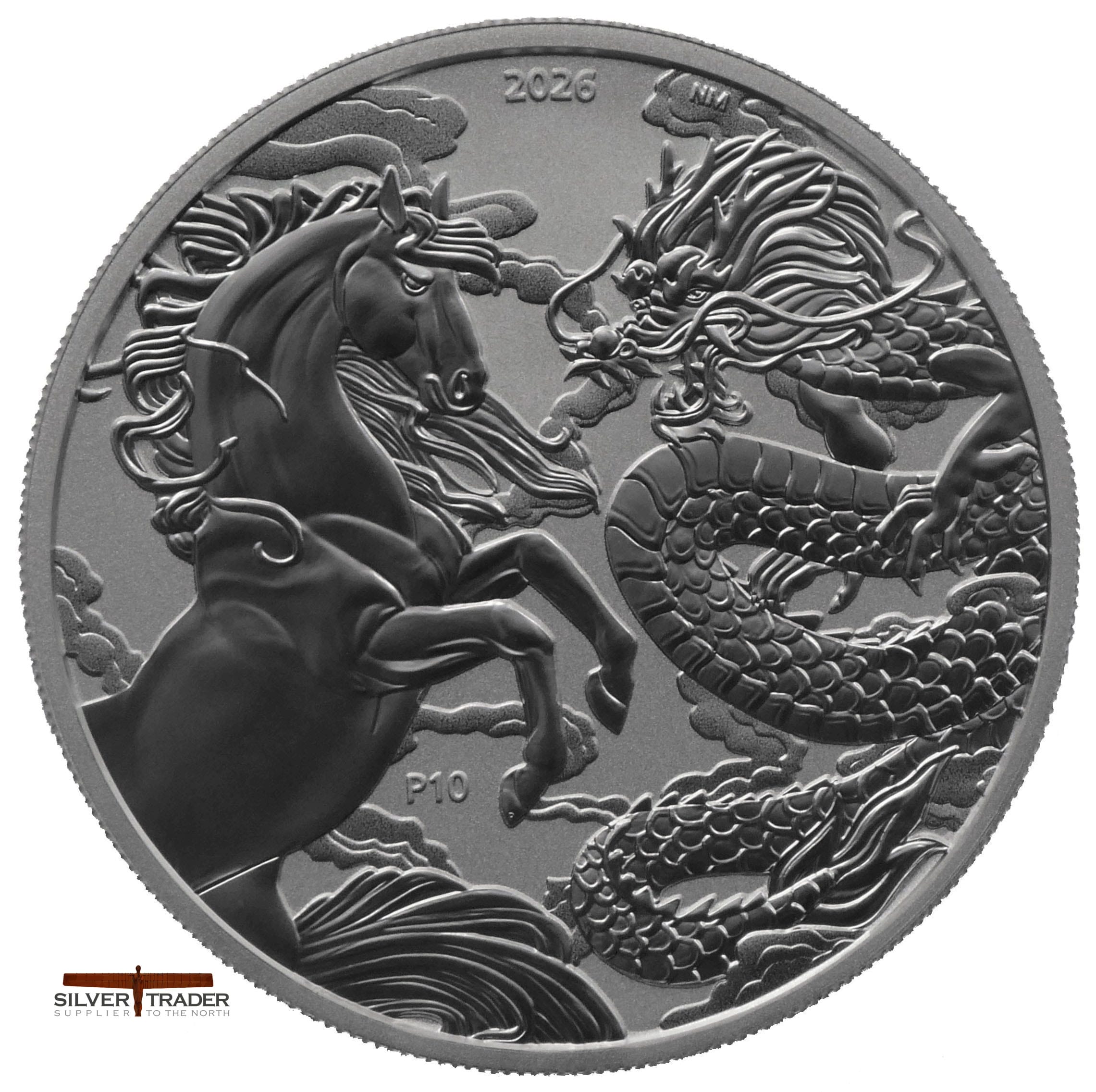 2026 Dragon Horse Myths Legends 1oz Silver Bullion Coin